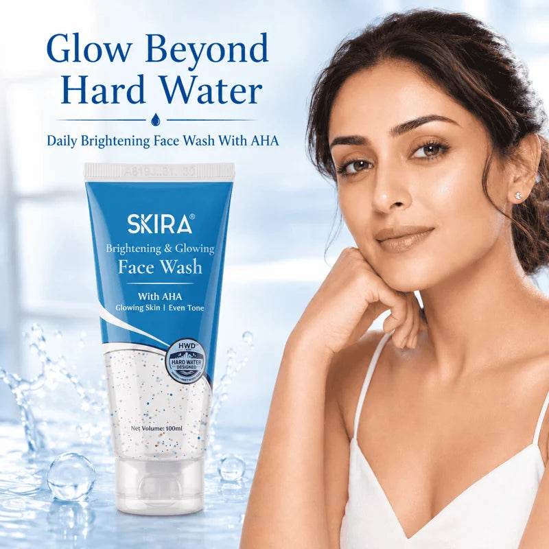 Skira Hard Water Defense Brightening Face Wash with AHA 100ml